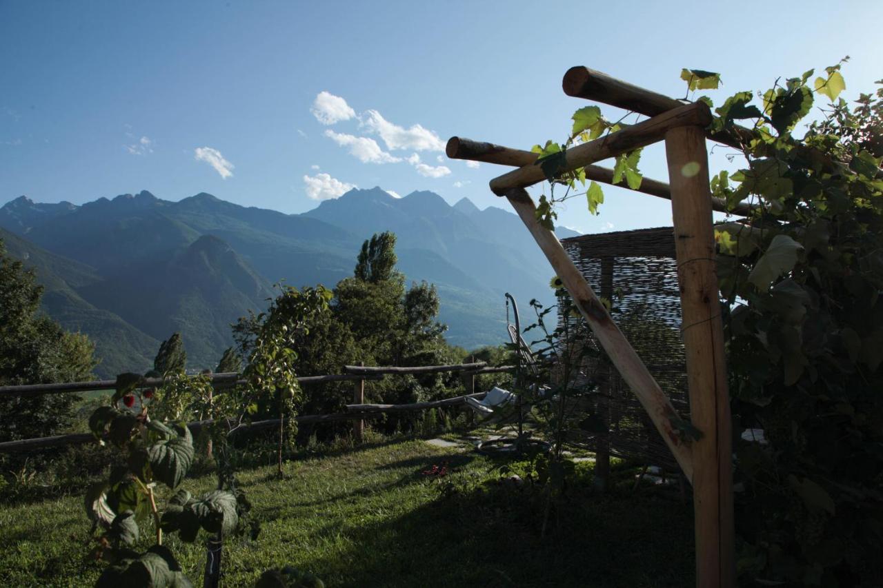 La Casa Di Paglia B&B Verrayes Bagian luar foto